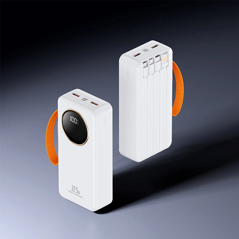 Portable Power Bank 22.5W 80000mAH Super Fast Charger Large Capacity External Battery Supports Simultaneous Charging of 5 Device